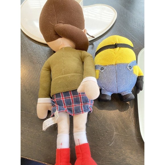 Despicable Me 2 and Margo Gru And Bob Minion Plush Lot 15 Inch Margo - Picture 3 of 3
